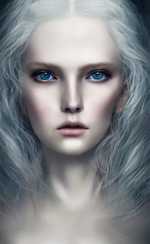 a beautiful woman glossy porcelain skin albino, 8 k, | Stable Diffusion ...