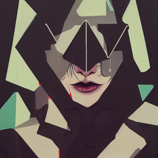 Image similar to Ghost picture by Sachin Teng, asymmetrical, dark vibes, Realistic Painting , Organic painting, Matte Painting, geometric shapes, hard edges, graffiti, street art:2 by Sachin Teng:4