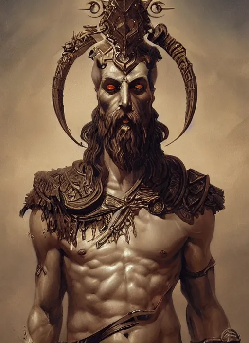 Image similar to digital _ painting _ of _ greek god of death _ by _ filipe _ pagliuso _ and _ justin _ gerard _ symmetric _ fantasy _ highly _ detailed _ realistic _ intricate _ port