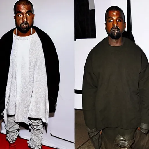 Image similar to kanye west dressed like jesus