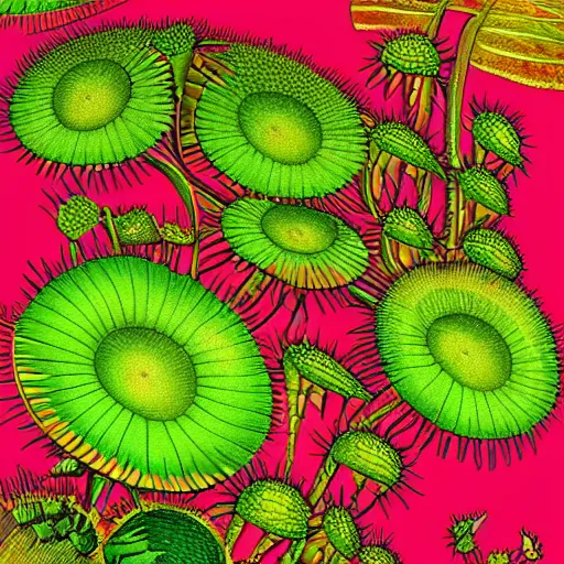 Image similar to a venus flytrap, colorful, beatifuly, highly detailed digital art