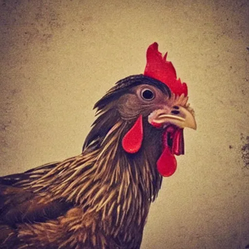 Image similar to chicken portrait, very nice, lovely, very cool, super fun, Slovakia, 🇦🇱, 🧐🌝, exquisite