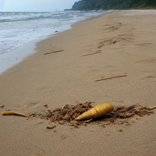 Prompt: least likely thing to find on a beach