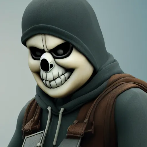 Image similar to a still of a sans, realistic, photorealistic, detailed, cgi, phtotshop