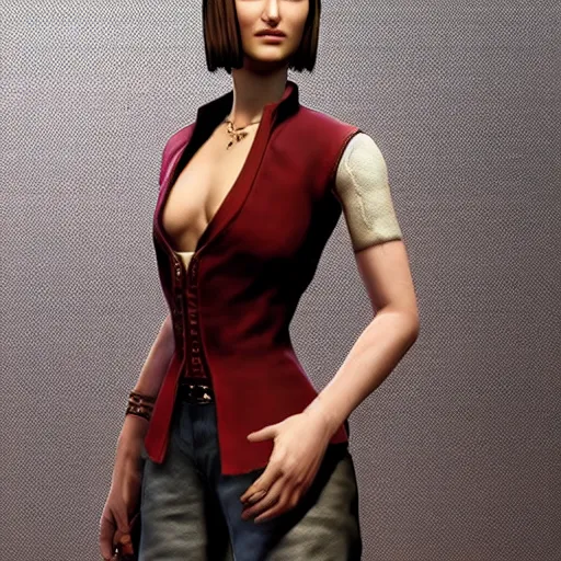 Prompt: natalie portman in yakuza 0, character render, full body shot, highly detailed, in game render