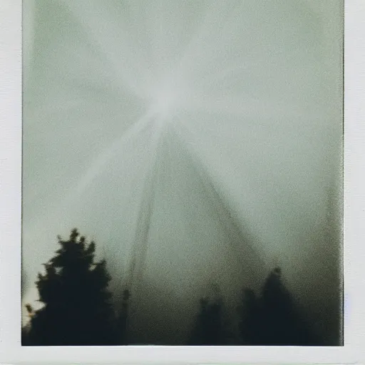 Image similar to sunbeams smoke polaroid