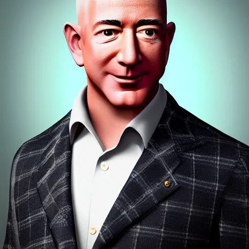 Image similar to jeff bezos with an afro, ultra realistic, canon 3 5 mm portrait photography, 8 k, unreal engine