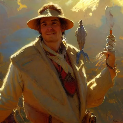 Image similar to donald mcdonald, highly detailed painting by gaston bussiere, craig mullins, j. c. leyendecker, 8 k