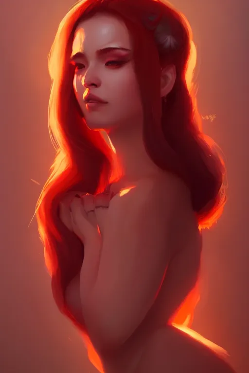 Prompt: a detailed portrait of a beautiful woman with ( red panda ) features, in professional makeup, dramatic lighting, by lois van baarle, ross tran, greg rutkowski, 4 k, trending on artstation