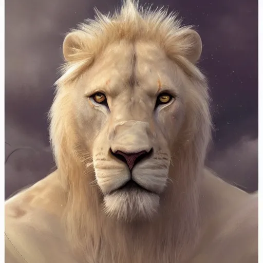 Prompt: a beautiful award winning commission of a male anthro albino lion dressed in a football outfit,digital art,art by greg rutkowski,character design by charles bowater,ross tran,photorealistic,highly detailed,detailed face,4k,dramatic,deviantart,artstation