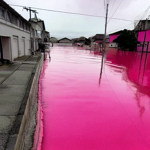 Image similar to pink flood