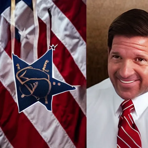 Image similar to Ron DeSantis as satan