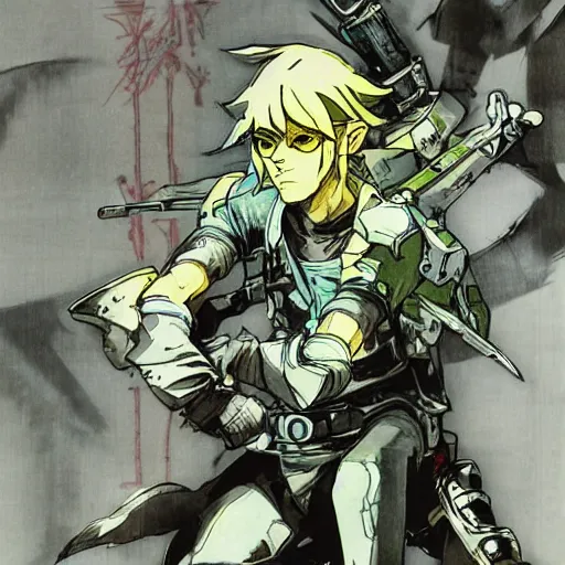 Image similar to Link by Yoji Shinkawa