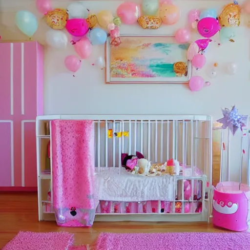 Image similar to kawaii baby room every baby could dream of