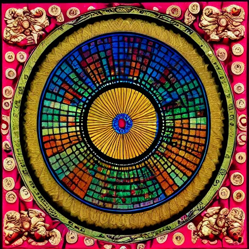 Image similar to the wheel of dhamma