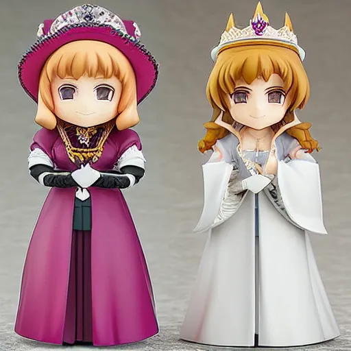 Image similar to nendoroid of queen elizabeth i