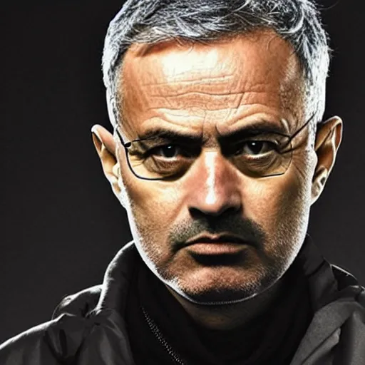 Image similar to Jose Mourinho as Walter White, Breaking Bad, high quality, 4k, high detail, drama,