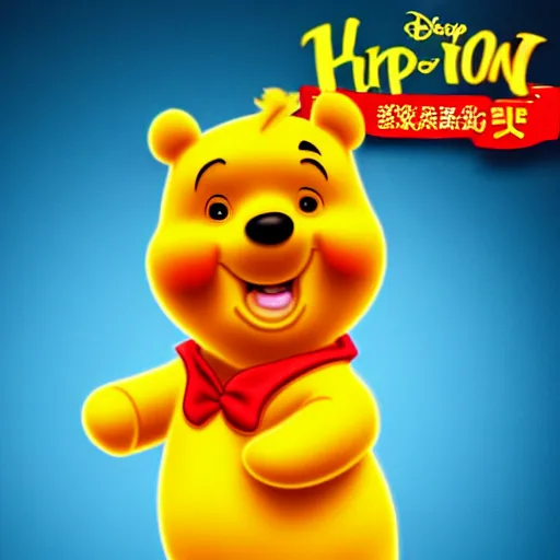 Prompt: film still photo portrait of xi jinping cosplaying as winnie the pooh, realistic, hyperrealistic, 8 k resolution, hd quality, very detailed, highly detailed, intricate details, real life, real world, trending on artstation, digital art, really realistic, very realistic, headshot, head in frame, photograph, portrait