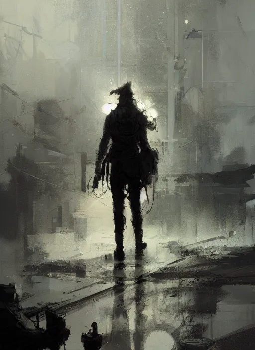 Image similar to fantasy, rule of thirds, intricate outfit, spotlight, by greg rutkowski, by jeremy mann, digital painting