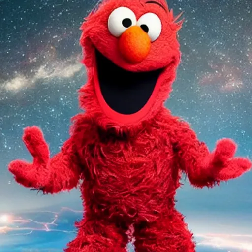 Prompt: photo of Elon Musk as Elmo