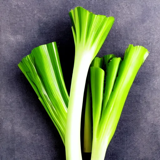 Prompt: photo celery in beautiful hand