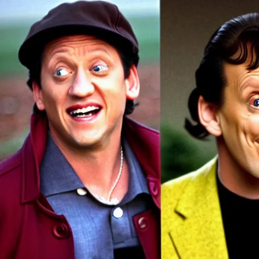 Prompt: rob schneider starring in dumb and dumber