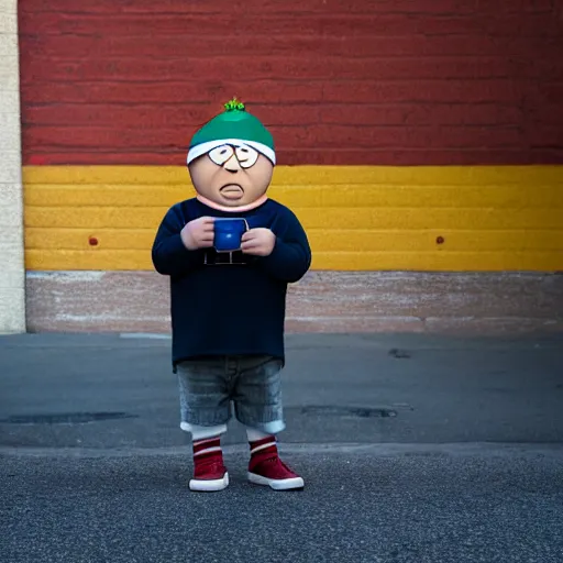 Image similar to angry Eric Cartman as a real life human, XF IQ4, f/1.4, ISO 200, 1/160s, 8K, RAW, unedited, symmetrical balance, in-frame