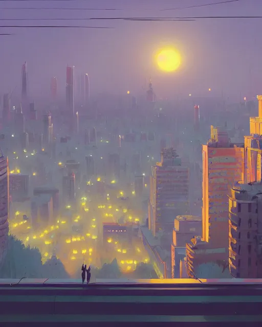 Prompt: painting of kyiv city, detailed, by simon stalenhag, cory loftis, james gilleard, atey ghailan, makoto shinkai, goro fujita, studio ghibli, rim light, exquisite lighting, clear focus, very coherent, plain background, soft painting