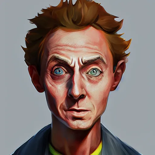 Image similar to morty from rick and morty as a human, highly detailed portrait, digital painting, artstation, concept art, smooth, sharp foccus ilustration, artstation hq