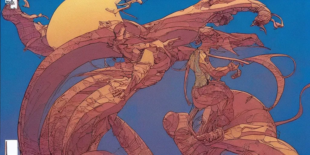 Image similar to moebius by moebius by moebius