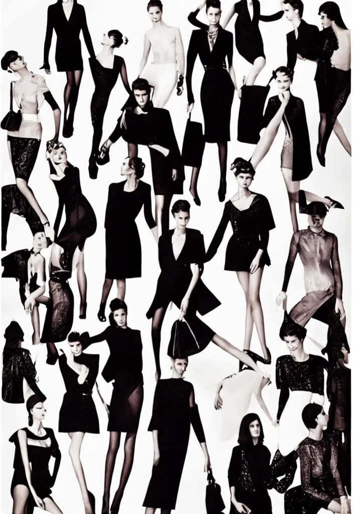 Image similar to Yves Saint Laurent advertising campaign