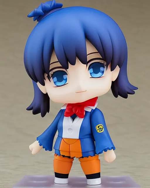 Prompt: clown nendoroid eyes manga cover