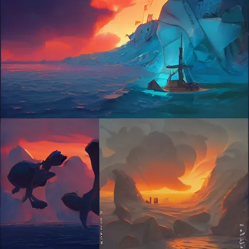 Image similar to face icon stylized minimalist the poseidon adventure 1 9 7 2, loftis, cory behance hd by jesper ejsing, by rhads, makoto shinkai and lois van baarle, ilya kuvshinov, rossdraws global illumination