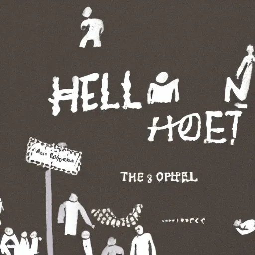 Image similar to hell is other people