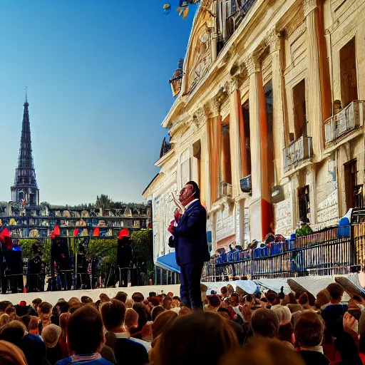 Image similar to François Hollande giving a concert, EOS 5D, ISO100, f/8, 1/125, 84mm, RAW Dual Pixel, Dolby Vision, HDR, professional