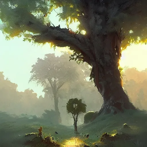 Image similar to 🎸🌳, Greg rutkowski, Trending artstation, cinematográfica, digital Art