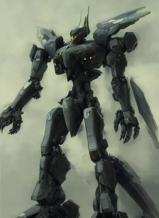 Image similar to mecha from an anime movie, concept art by ruan jia