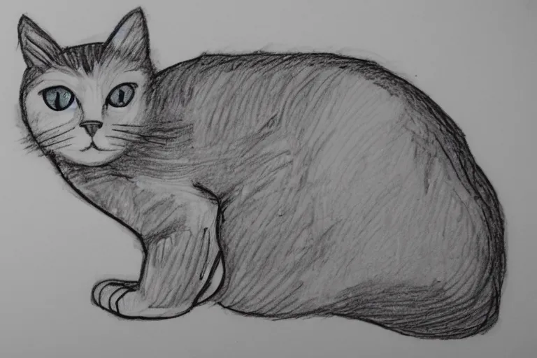 Prompt: poorly drawn cat