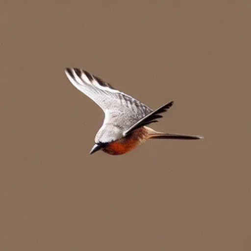 Image similar to illustration of a tiny bird flying out of an ear