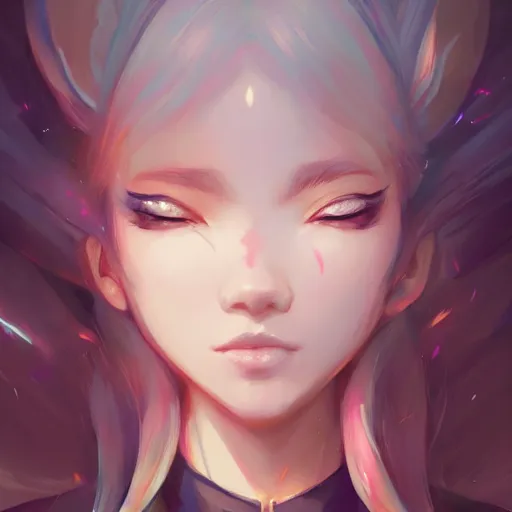 Image similar to a portrait of wlop, art by lois van baarle and loish and ross tran and rossdraws and sam yang and samdoesarts and artgerm and saruei and disney and wlop, digital art, highly detailed, intricate, sharp focus, trending on artstation hq, deviantart, unreal engine 5, 4 k uhd image