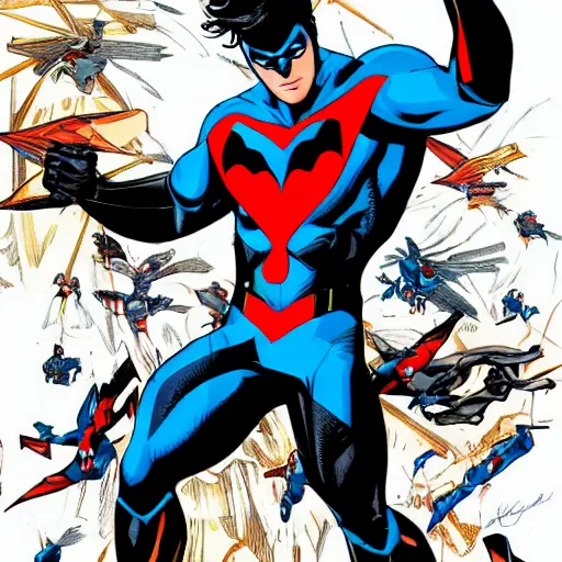 Prompt: astonishing nightwing