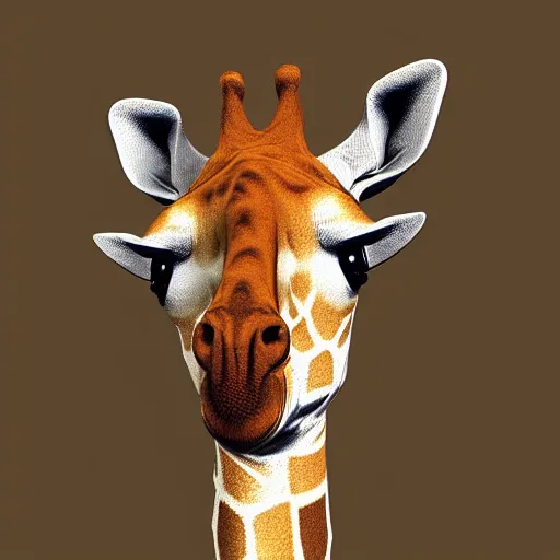 Prompt: “ low poly, giraffe in 3 d, high quality ”