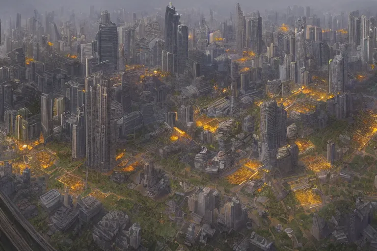 Prompt: an intricate matte painting of top down illustration of avenida paulista sao paulo rpg battle map,very clear image, no blur, by Christophe Vacher and Bastien Lecouffe-Deharme, artstation