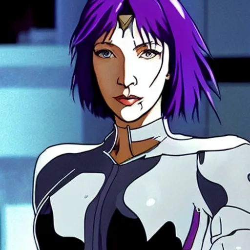 Image similar to cate blanchett as major kusanagi from ghost in the shell,anime,manga