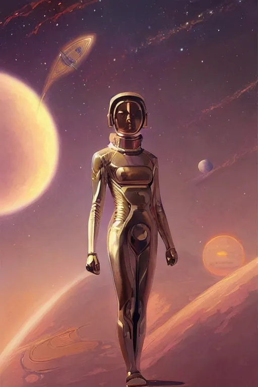 Image similar to space, temple, buddhism, futurism, painting by greg rutkowski, j. c. leyendecker, artgerm