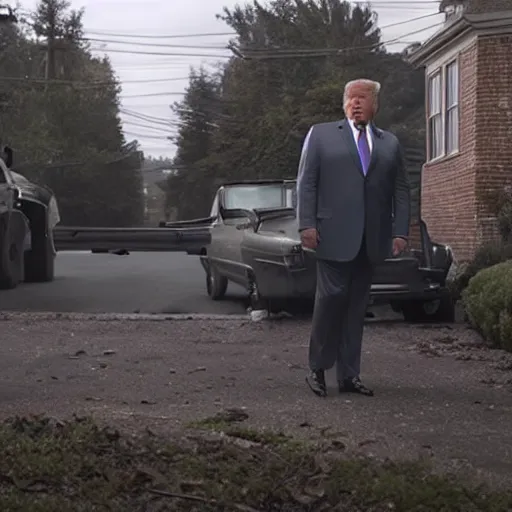 Image similar to 4k Photo of Alex Jones Donald Trump on January 6th, gregory Crewdson, award winning