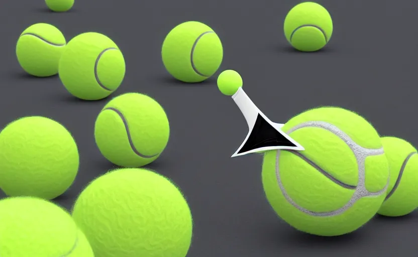 Image similar to tennis ball monster, tennis ball monster highly detailed, extremely high quality, hd, 4 k, 8 k, professional photographer, 4 0 mp, lifelike, top - rated, award winning, cinematic, realistic, detailed lighting, detailed shadows, sharp, no blur, edited, corrected, trending