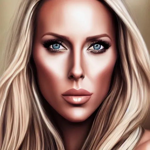 Prompt: portrait of nicole aniston by artgerm