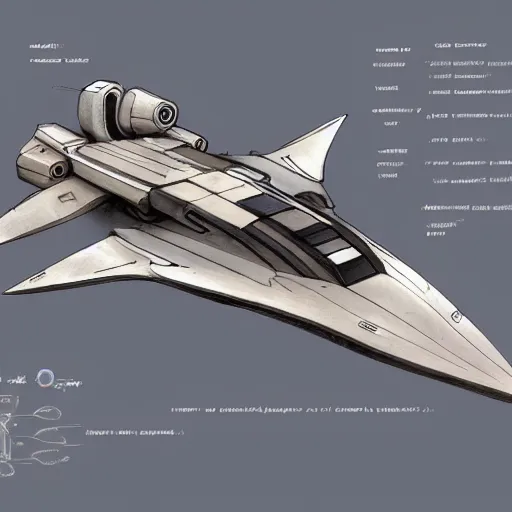 Realistic space warship concept