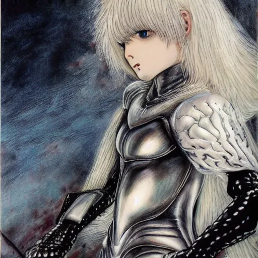 Prompt: griffith from berserk by yoshitaka amano
